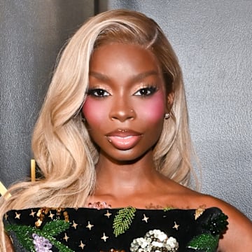 Olandria Carthen Shines in Daring, Dramatic Gown at ‘Bridgerton’ Season