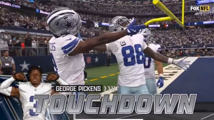 George Pickens and CeeDee Lamb might want to find a new touchdown celebration before Week 3 kicks off. George Pickens and CeeDee Lamb might want to find a new touchdown celebration before Week 3 kicks off.
