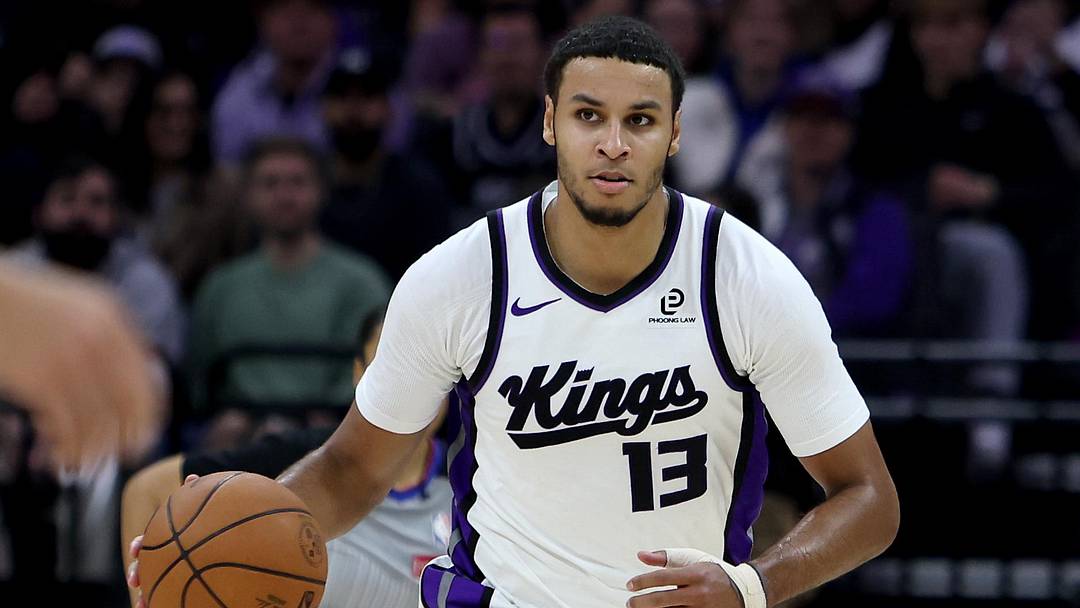 Jan 1, 2026; Sacramento, California, USA; Sacramento Kings forward Keegan Murray (13) dribbles the ball up court against the Boston Celtics during the third quarter at Golden 1 Center. Mandatory Credit: Dennis Lee-Imagn Images Jan 1, 2026; Sacramento, California, USA; Sacramento Kings forward Keegan Murray (13) dribbles the ball up court against the Boston Celtics during the third quarter at Golden 1 Center. Mandatory Credit: Dennis Lee-Imagn Images