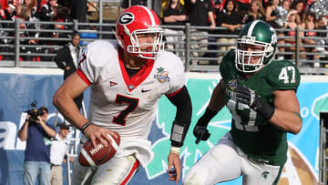 Georgia Bulldogs quarterback Matthew Stafford (7)
