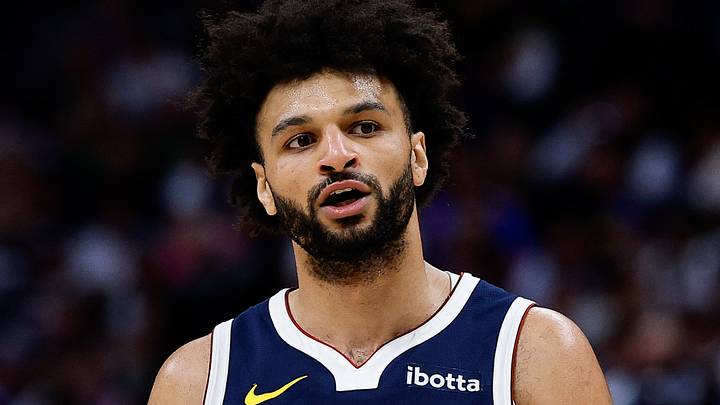 Apr 27, 2026; Denver, Colorado, USA; Denver Nuggets guard Jamal Murray (27) in the first quarter against the Minnesota Timberwolves during game five of the first round of the 2026 NBA Playoffs at Ball Arena. Mandatory Credit: Isaiah J. Downing-Imagn Images