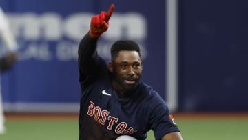 South Carolina baseball legend Jackie Bradley, Jr. when he was with the Boston Red Sox