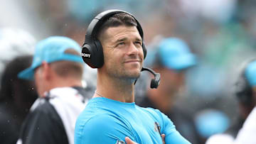 Carolina Panthers head coach Dave Canales 