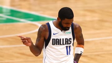 It definitely seems like there was a Boston Celtics curse in Kyrie Irving's life now that the Mavs' website acknowledged it