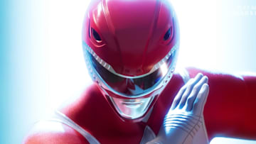 Red Ranger in a Fortnite image.
