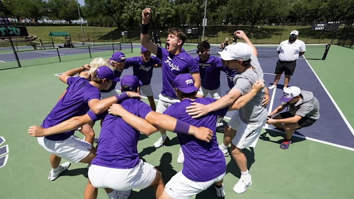 TCU's men tennis team secured the No. 2 overall seed in the 2025 NCAA D1 Men's Championship and will host ACU in the first round on Friday, May 2. TCU's men tennis team secured the No. 2 overall seed in the 2025 NCAA D1 Men's Championship and will host ACU in the first round on Friday, May 2.