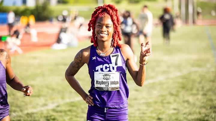 Indya Mayberry showed out for the Frogs 