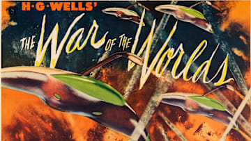 The restored 1953 ‘War of the Worlds’ poster.