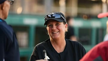 Texas State's Ricci Woodard will serve as the new head coach of AUSL Volts for the 2026 season.