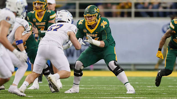 North Dakota State offensive lineman Grey Zabel