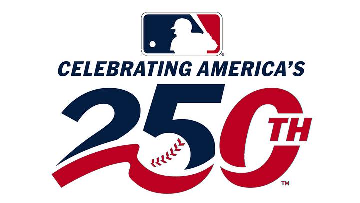Major League Baseball continues its celebration of America's Semiquincentennial. Major League Baseball continues its celebration of America's Semiquincentennial.