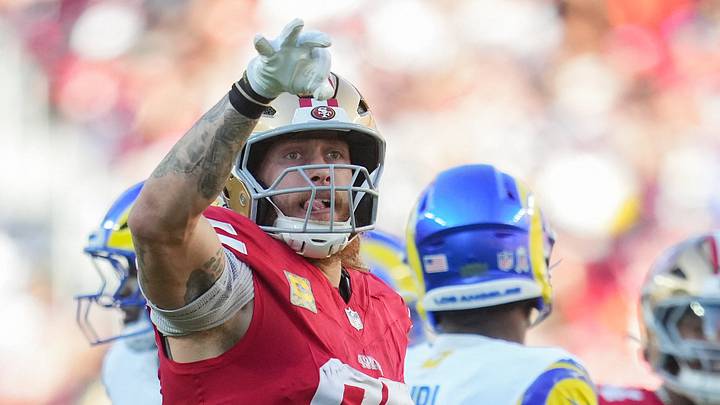 San Francisco 49ers tight end George Kittle (85)