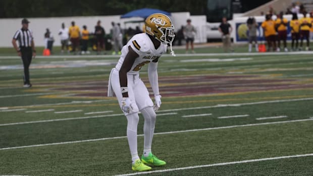 Alabama State defensive back James Burgess