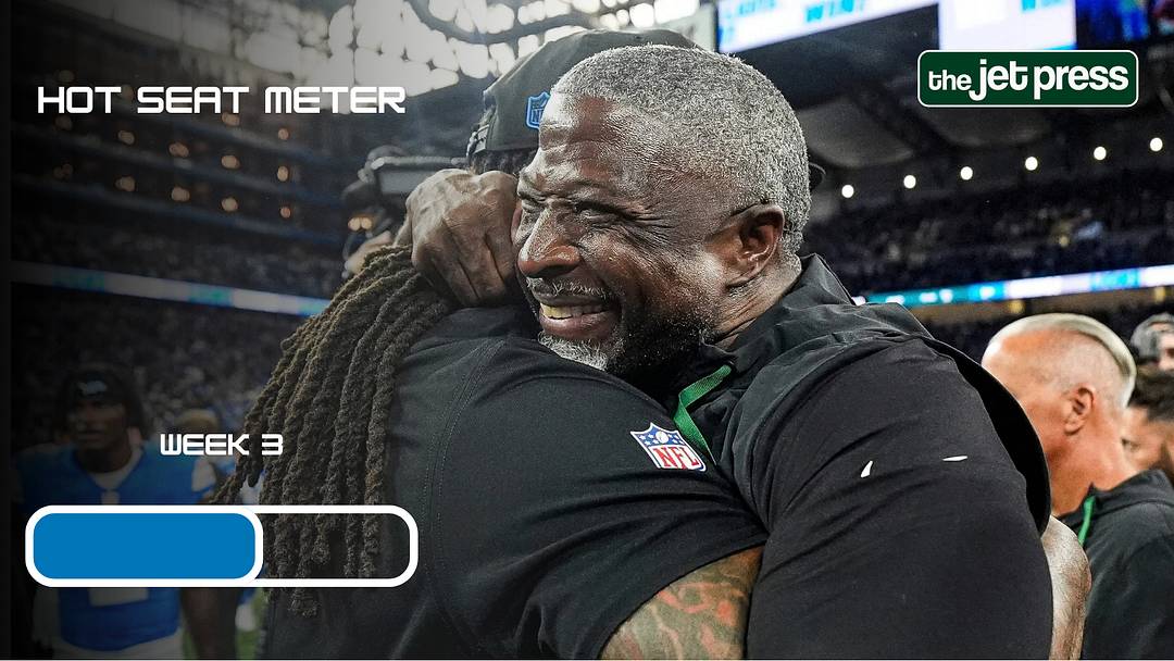 New York Jets head coach Aaron Glenn