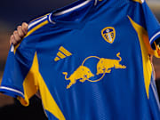 Leeds United's 2024/25 away kit.