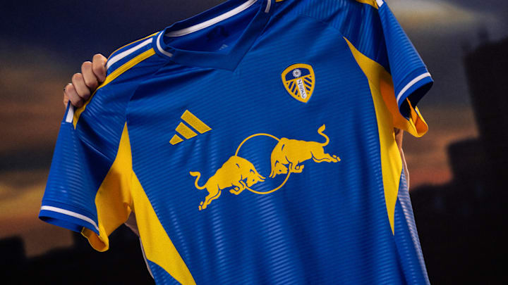 Leeds United's 2024/25 away kit.