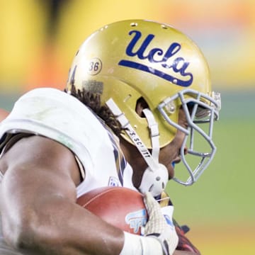 The UCLA Bruins host the Nebraska Cornhuskers Saturday evening at the Rose Bowl.