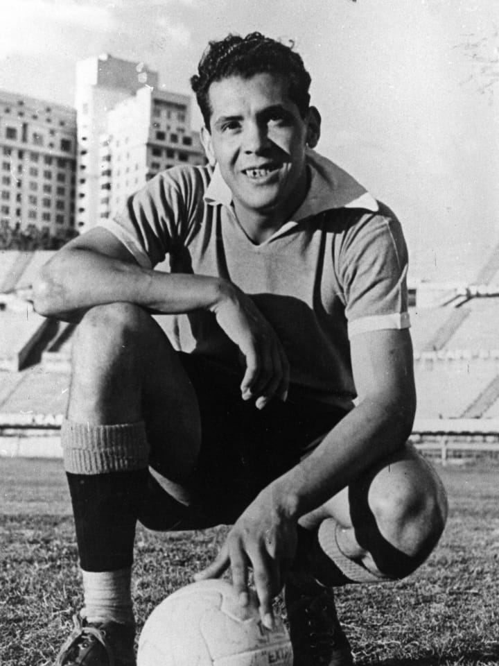 Undated photograph of Uruguayan soccer p
