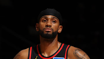 Nickeil Alexander-Walker looks into the distance against the Washington Wizards
