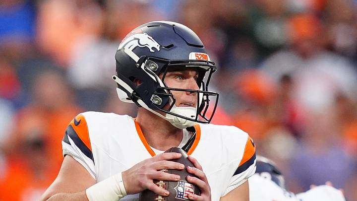 Denver Broncos quarterback Bo Nix 