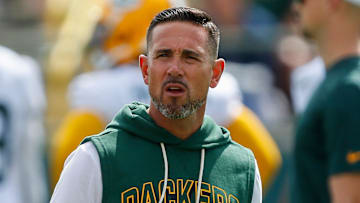 Green Bay Packers head coach Matt LaFleur