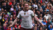 De Bruyne led the way in Man City's win at Crystal Palace
