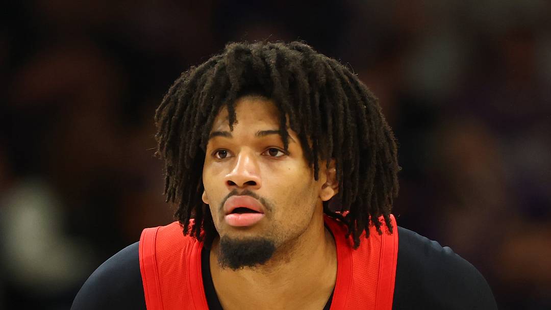 Portland Trail Blazers guard Shaedon Sharpe against the Phoenix Suns.