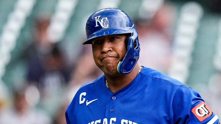 Kansas City Royals catcher Salvador Perez