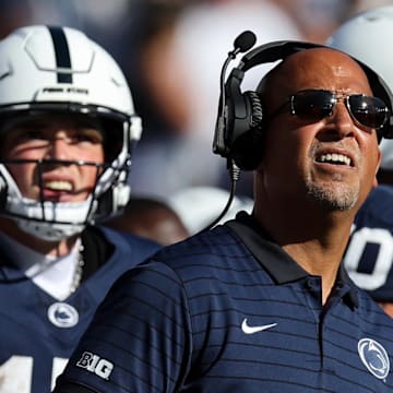 Penn State is searching for a head coach to replace James Franklin.  Mandatory Credit: Matthew O'Haren-Imagn Images