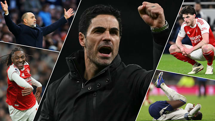 Mikel Arteta (centre) led Arsenal to a much-needed win. Mikel Arteta (centre) led Arsenal to a much-needed win.