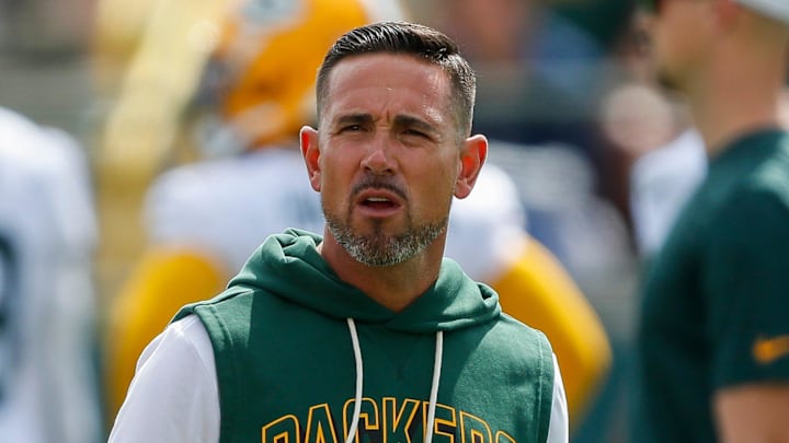 Green Bay Packers head coach Matt LaFleur