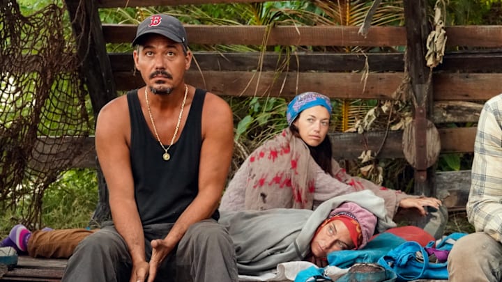 "War is Not Pretty" - "Boston" Rob Mariano, Amber Mariano, Parvati Shallow and Wendell Holland on the Ninth episode of SURVIVOR: WINNERS AT WAR, airing Wednesday, April 8 (8:00-9:01 PM, ET/PT) on the CBS Television Network. 