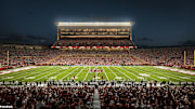 Rendering of the new west side of Oklahoma Memorial Stadium