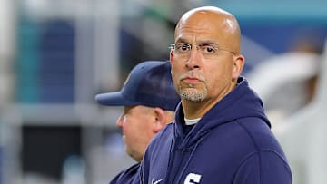 Penn State football head coach James Franklin