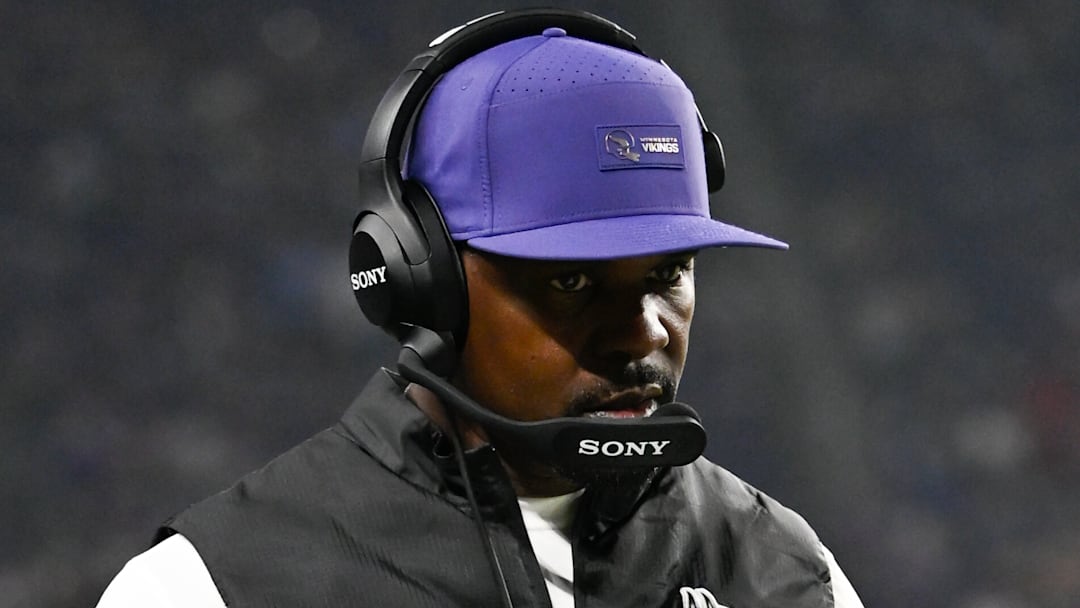 Minnesota Vikings defensive coordinator Brian Flores