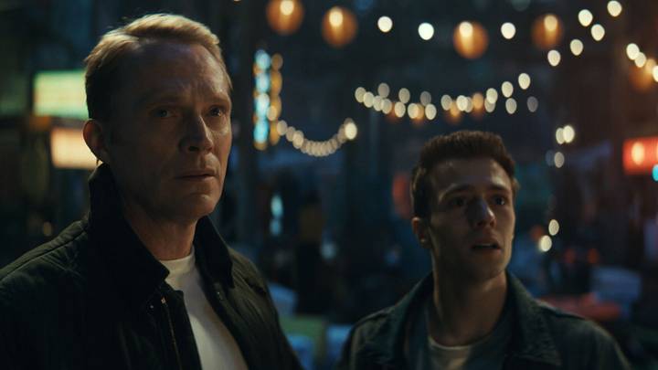 (L – R) Paul Bettany and Ruaridh Mollica in VisionQuest exclusively on Disney+.