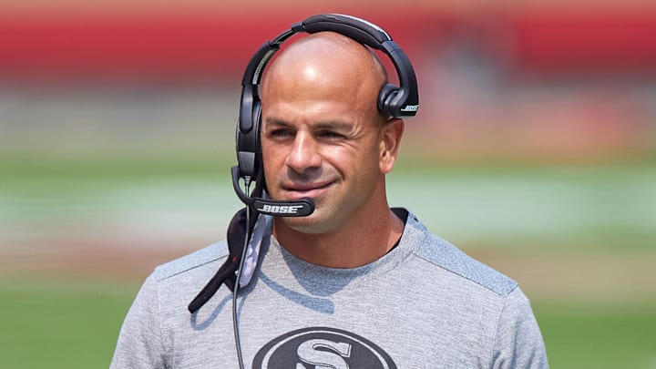 San Francisco 49ers defensive coordinator Robert Saleh