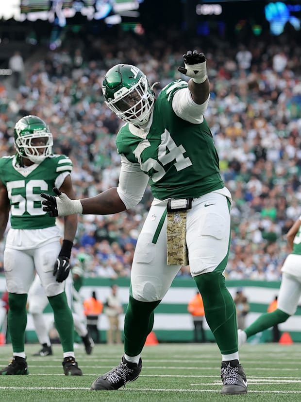 New York Jets defensive tackle Javon Kinlaw.