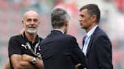 Stefano Pioli, Federico Massara e Paolo Maldini