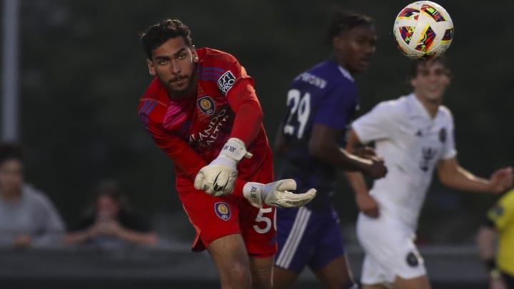 Apr 2, 2024; Bradenton, FL, USA; Orlando City B and Inter Miami II at IMG Academy. Mandatory Credit: Morgan Tencza-USA TODAY Sports