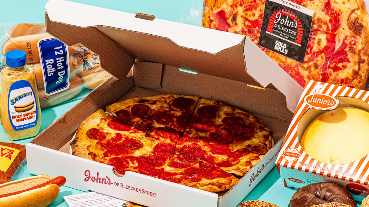 Goldbelly's New York Box Features The City's Best Hot Dogs, Bagels, And