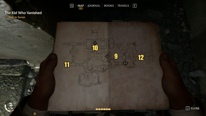 A map showing the locations of Ancient Relics in Indiana Jones and the Great Circle.