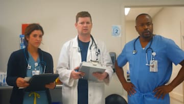 SEC Shorts cast looking on at Penn State's upset loss to UCLA.