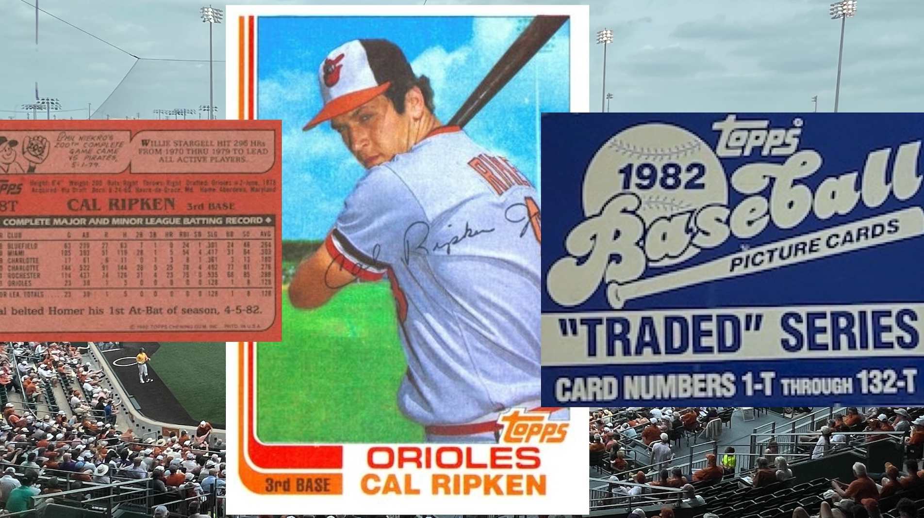 Cal Ripken Jr.'s First Topps Solo Card Carries 1982 Topps Traded Set