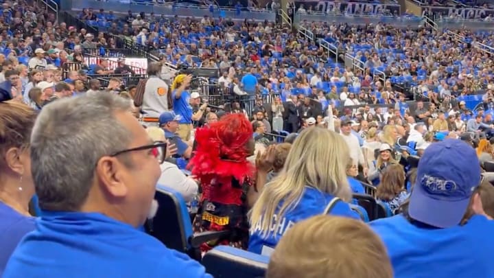 A lone Atlanta Hawks fan hijacked TNT's broadcast of the Eastern Conference play-in tournament. A lone Atlanta Hawks fan hijacked TNT's broadcast of the Eastern Conference play-in tournament.