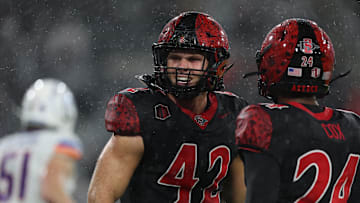 San Diego State Aztecs linebacker Brady Anderson (42).