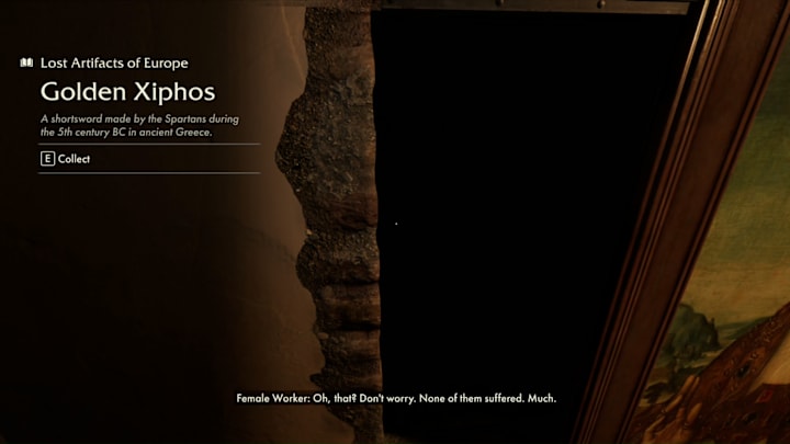 The Golden Xiphos in Indiana Jones and the Great Circle