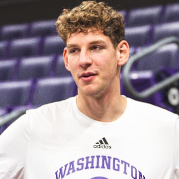Hannes Steinbach in Seattle, in a UW T-shirt.