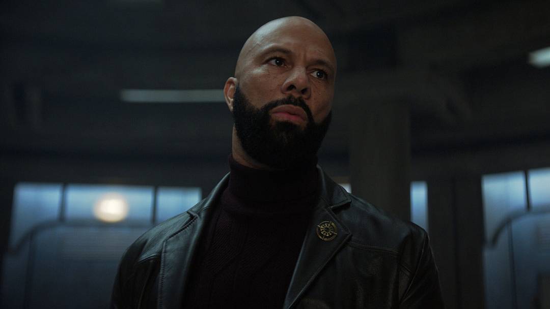 Common in "Silo," now streaming on Apple TV. Image: Apple TV.