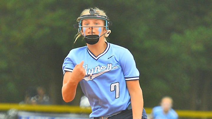 Broome played Aynor in a the 3A state championship softball  game at Broome High School on May 25, 2022. Aynor won the game 2-1 and forced a game three to be played on May 27 at Gilbert High School to determine the 3A softball state champion. Aynor   s Alivia Hess (7) on the mound.

Spa Broome Vs Aynor Softball12